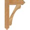 Ekena Millwork Legacy Arts & Crafts Rough Sawn Bracket, Western Red Cedar, 4"W x 18"D x 26"H BKT04X18X26LEC03RWR - alternate 4